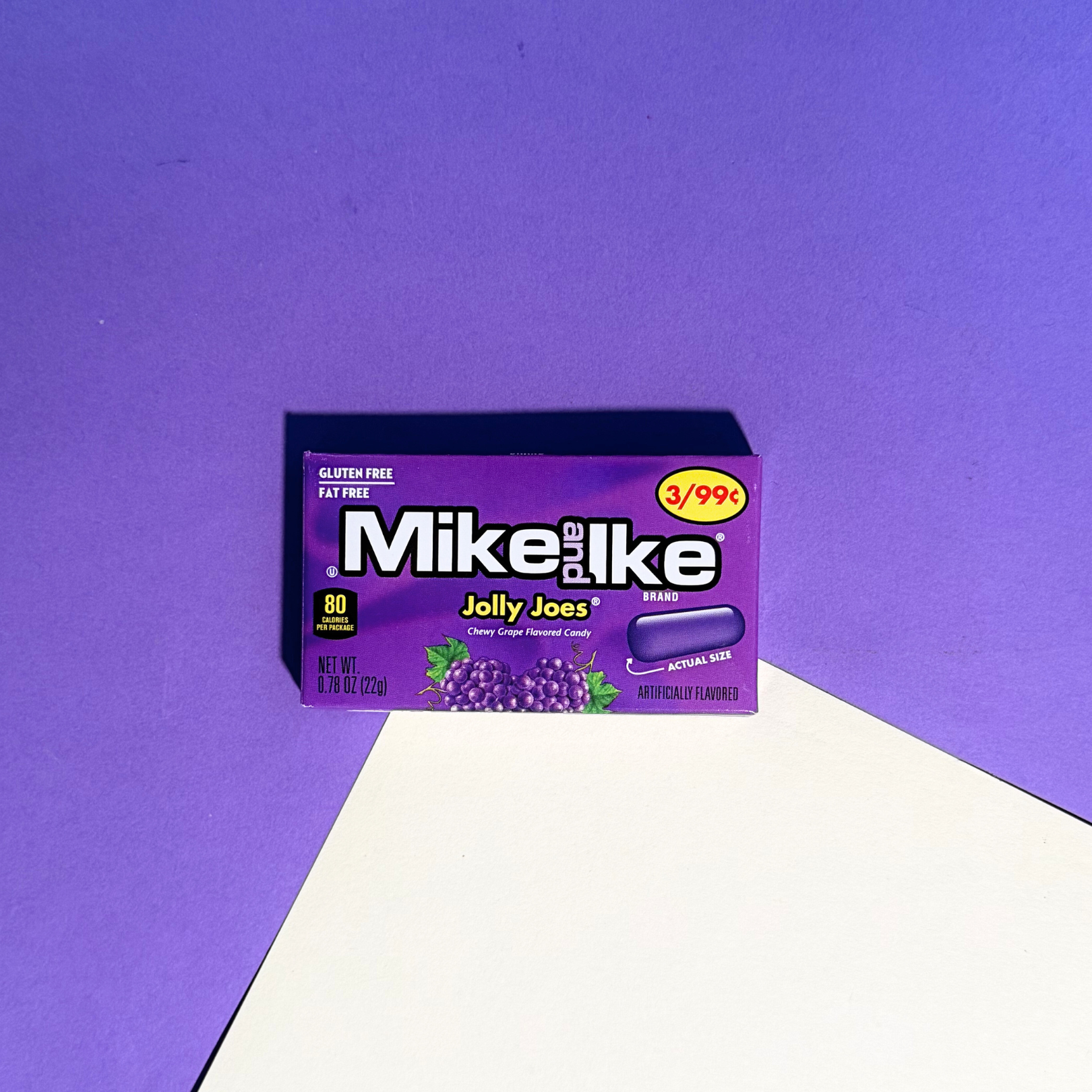 Mike and Ike Small Chewy Grape 22g