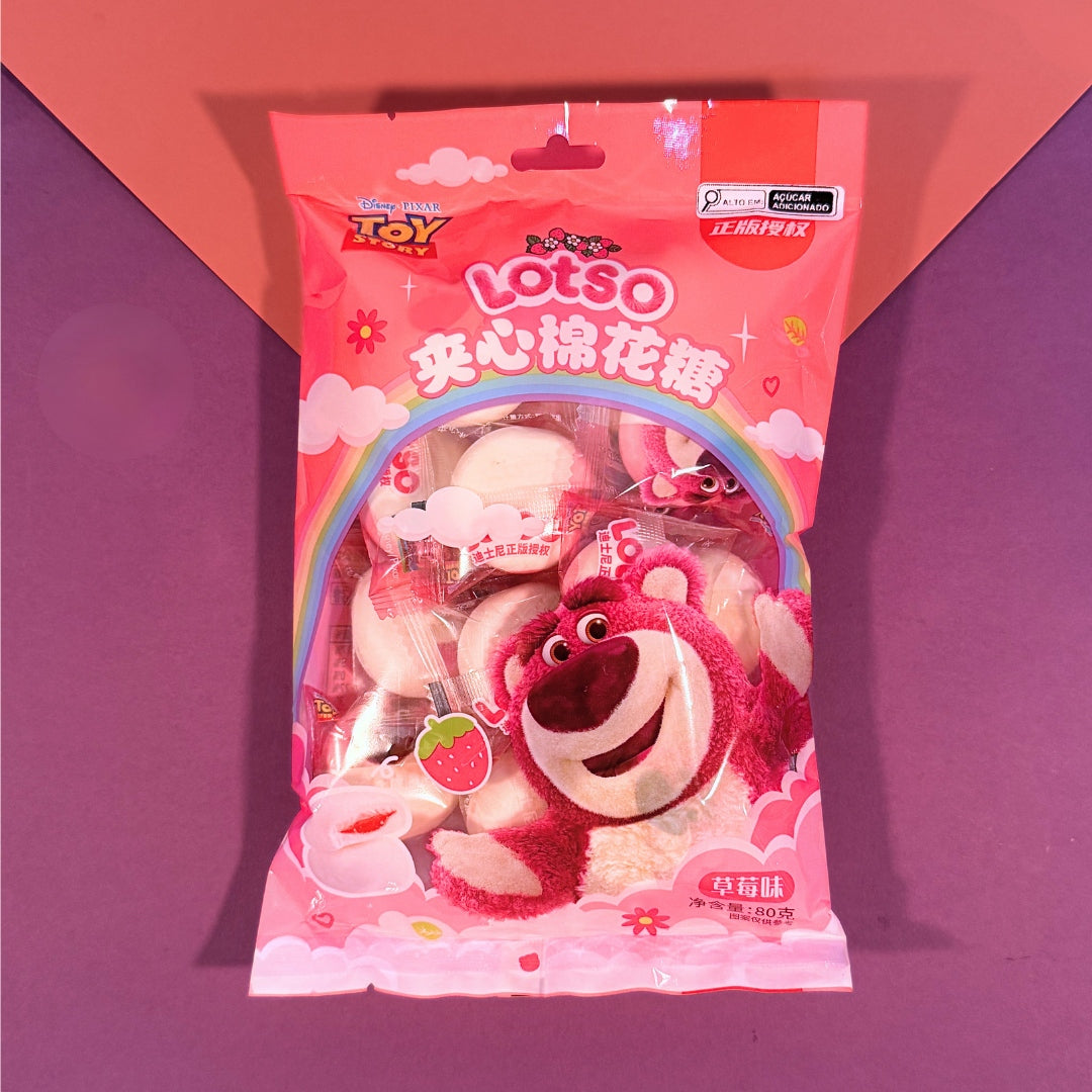 Marshmallow Lotso Filled Strawberry Flavor 80g