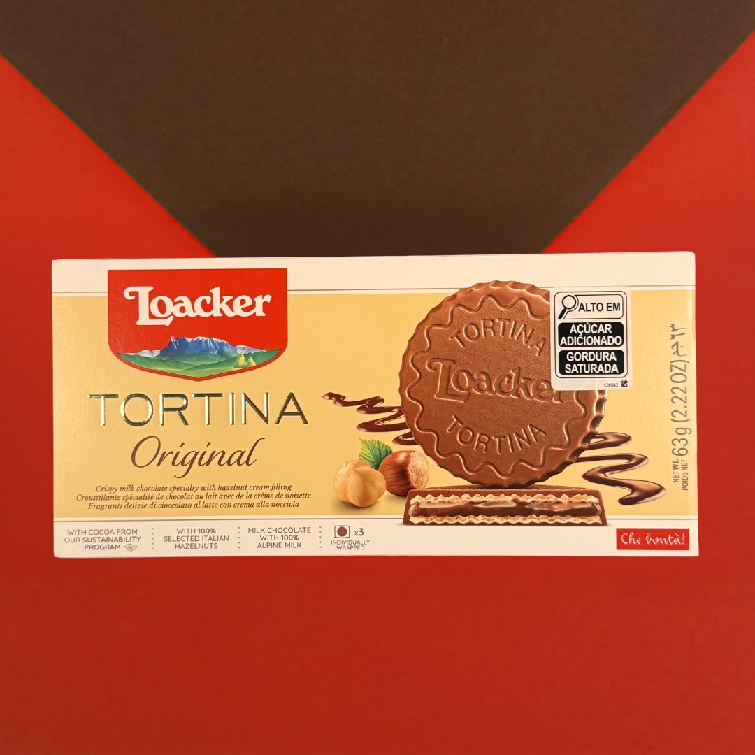 Biscoito Loacker Tortina com Chocolate 63g